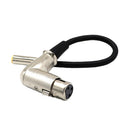XLR 3pin Female to 3.5 mm Female TRS Microphone Cable 0.2meter