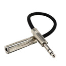 20ft 6.35mm Jack Turn to 6.35mm TRS Plug Extension Electric Guitar Cable New
