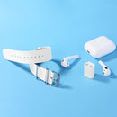 Anti-lost Watch Band Strap+Silicone Cover Protective Holder For AirPod White