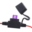 Solar Panel Extension Cable Battery Tender Lead 12V SAE Connectors 18AWG with Fuse