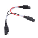 Universal 18AWG SAE 3 Way Extension Adapters Splitter Cables For Car Motor Solar Panel Batteries