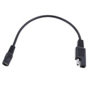 Premium 10 Inch SAE to DC5521 Coaxial 20AWG Cable for Motorcycle Heat Clothing Adapter