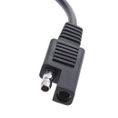 Premium 10 Inch SAE to DC5521 Coaxial 20AWG Cable for Motorcycle Heat Clothing Adapter
