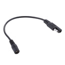 Premium 10 Inch SAE to DC5521 Coaxial 20AWG Cable for Motorcycle Heat Clothing Adapter
