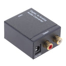 Digital Coaxial Toslink to Analog (L/R) Audio Converter