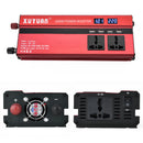 12V To 220V 2000W Car Power Inverter Modified Sine Wave Converter 4 USB Port With LED Display