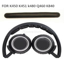 Replacement Head Band Headband with Zipper Cushion Pads for AKG K420 K430 K450 K451 Q460 K480NC Headphones