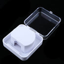 Traval Storage Box Stand Dock Holder For Apple Watch Transparent+white