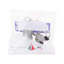 Anti Theft Spring Rope Motorbike Brake Lock Stretchable Security 0.6m Silver