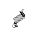 Anti Theft Spring Rope Motorbike Brake Lock Stretchable Security 0.6m Silver