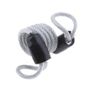 Anti Theft Spring Rope Motorbike Brake Lock Stretchable Security 0.6m Silver