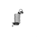 Anti Theft Spring Rope Motorbike Brake Lock Stretchable Security 0.6m Silver