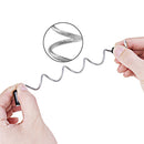 Anti Theft Spring Rope Motorbike Brake Lock Stretchable Security 0.6m Silver