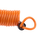 Anti Theft Spring Rope Motorbike Brake Lock Stretchable Security 0.6m Orange