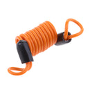Anti Theft Spring Rope Motorbike Brake Lock Stretchable Security 0.6m Orange