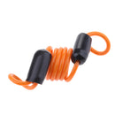 Anti Theft Spring Rope Wire Motorbike Brake Lock Stretchable Security Orange