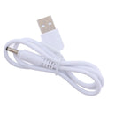 5V DC Power Cord USB to DC 3.5mm x 1.35mm Barrel Jack Adapter Connector Charging Cable Plug White 0.5m