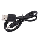 USB Male to DC 3.5*1.35mm DC 5V Power Plug Connector Cable ,USB to DC Charger Charging Power Cable Black 0.5m
