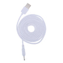 USB Male to DC 3.5*1.35mm DC 5V Power Plug Connector Cable ,USB to DC Charger Charging Power Cable White 1.5m