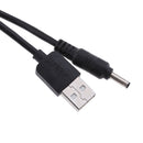 USB Male to DC 3.5*1.35mm DC 5V Power Plug Connector Cable ,USB to DC Charger Charging Power Cable Black 3meter