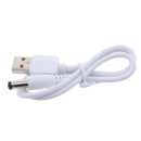 USB 3A Male to DC 5.5x2.5mm Male Adapter Cable 5 Volt DC Barrel Power Jack Charging Cable for Tablet, Electronic Dog, Access Control Attendance (DC5.5x2.5mm) 0.5meter