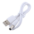 USB 3A Male to DC 5.5x2.5mm Male Adapter Cable 5 Volt DC Barrel Power Jack Charging Cable for Tablet, Electronic Dog, Access Control Attendance (DC5.5x2.5mm) 0.5meter