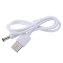 USB 3A Male to DC 5.5x2.5mm Male Adapter Cable 5 Volt DC Barrel Power Jack Charging Cable for Tablet, Electronic Dog, Access Control Attendance (DC5.5x2.5mm) 0.5meter