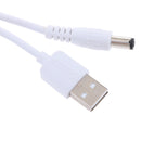 USB 3A Male to DC 5.5x2.5mm Male Adapter Cable 5 Volt DC Barrel Power Jack Charging Cable for Tablet, Electronic Dog, Access Control Attendance (DC5.5x2.5mm) 1meter