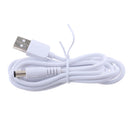 USB 3A Male to DC 5.5x2.5mm Male Adapter Cable 5 Volt DC Barrel Power Jack Charging Cable for Tablet, Electronic Dog, Access Control Attendance (DC5.5x2.5mm) 1.5meter