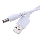 USB 3A Male to DC 5.5x2.5mm Male Adapter Cable 5 Volt DC Barrel Power Jack Charging Cable for Tablet, Electronic Dog, Access Control Attendance (DC5.5x2.5mm) 1.5meter