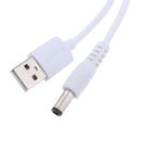 USB 3A Male to DC 5.5x2.5mm Male Adapter Cable 5 Volt DC Barrel Power Jack Charging Cable for Tablet, Electronic Dog, Access Control Attendance (DC5.5x2.5mm) 3meter