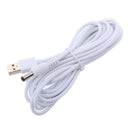 USB 3A Male to DC 5.5x2.5mm Male Adapter Cable 5 Volt DC Barrel Power Jack Charging Cable for Tablet, Electronic Dog, Access Control Attendance (DC5.5x2.5mm) 3meter