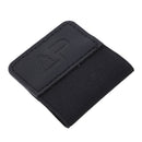 1pcs Self-adhesive Leather Pen Holder with Elastic Loop for Notebooks, Journals,Calendars and Planners 20mm (Black)