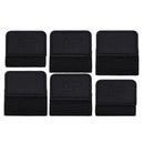 1pcs Self-adhesive Leather Pen Holder with Elastic Loop for Notebooks, Journals,Calendars and Planners 20mm (Black)