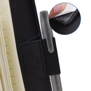 1pcs Self-adhesive Leather Pen Holder with Elastic Loop for Notebooks, Journals,Calendars and Planners 20mm (Black)