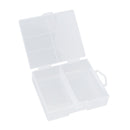 24 x AA Batteries Storage Box, Battery Storage Case, Battery Holder Clear
