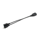 Micro USB Male To USB Female Host OTG Cable + Micro USB Adapter Y Splitter