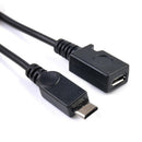Micro USB Male To USB Female Host OTG Cable + Micro USB Adapter Y Splitter