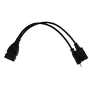 Micro USB Male To USB Female Host OTG Cable + Micro USB Adapter Y Splitter