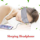 Ultra Soft Wired Sleep Headphones Comfortable Eye Mask Built-in HD Audio Speaker, Perfect for Bedtime, Travel & Meditation Black