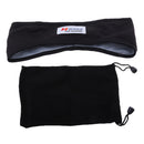 Sleep Aux Wired Headphone Eye Mask Noise Cancelling Eye Shades + Pouch Black