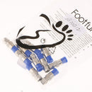10Pcs RG6 Quad Shield Coaxial Cables F Connector Adapter Compression Fittings