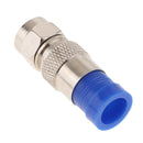 10Pcs RG6 Quad Shield Coaxial Cables F Connector Adapter Compression Fittings