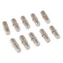 (10-Pack) F Type RG6 Coax Cable Female to Female Connector,Cable Extension Adapter Connects Two Coaxial Video Cables