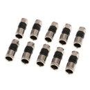 RG-6 Snap & Seal Outdoor Compression Connector, for Comcast, DTV & Dish Approved, 10 Piece