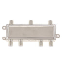 Universal TV Cable Splitters 6 Way Coaxial Cords Adapter for Video VCR RF Antennas Accessories
