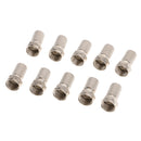 F Connector Screw on type for RG6 Satellite TV Antenna Coax Cable Twist-on 10 PCS