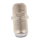 10 Pieces F-Type Coaxial Female to Female Adapters Satellite Coax Connectors