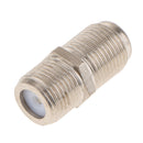 10 Pieces F-Type Coaxial Female to Female Adapters Satellite Coax Connectors