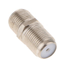 10 Pieces F-Type Coaxial Female to Female Adapters Satellite Coax Connectors
